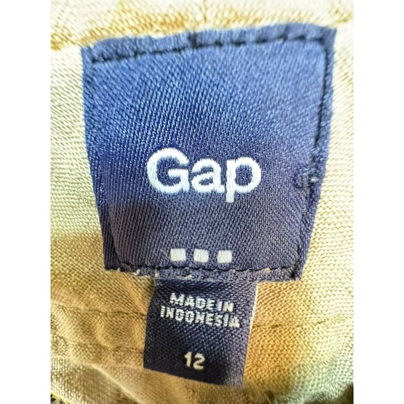 Gap Womens Chino Pants Size 12 Tan Relaxed Fit Style Pockets Casual - Picture 2 of 14